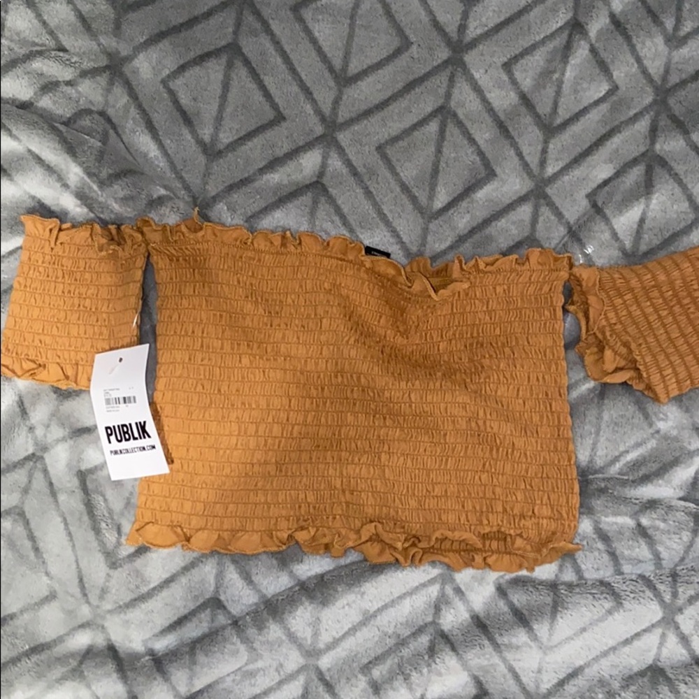 Bandeau crop top